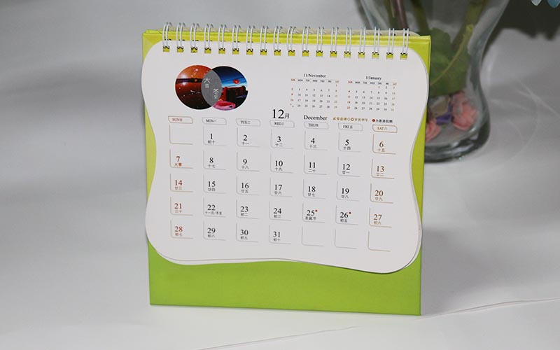 新款台曆定制廠家，定制各種
